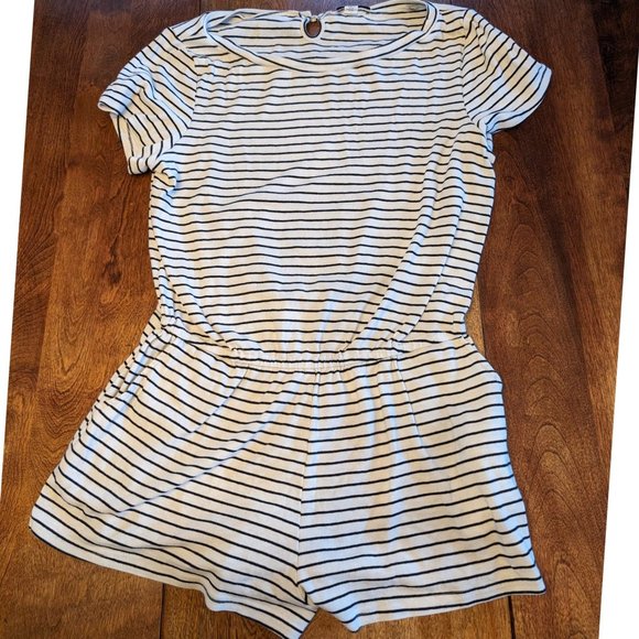 BDG Striped Romper - Size L - Picture 1 of 5